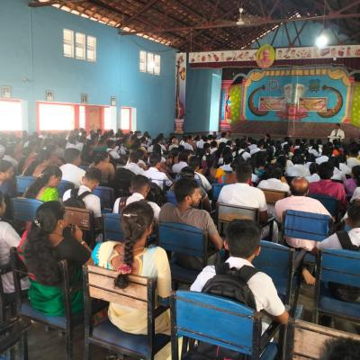 புதிதாக உயர்தரத்திற்கு வருகை தந்த மாணவர்களை வரவேற்கும் நிகழ்வு